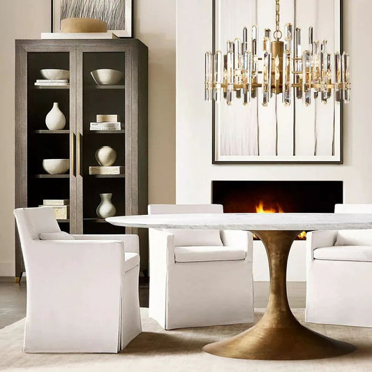 Bonnington Prism Round  Dining Room Chandelier 36"