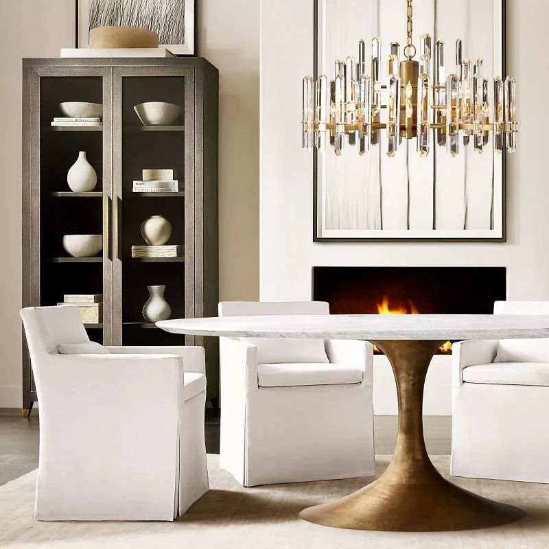 Bonnington Prism Round Dining Room Chandelier 24"