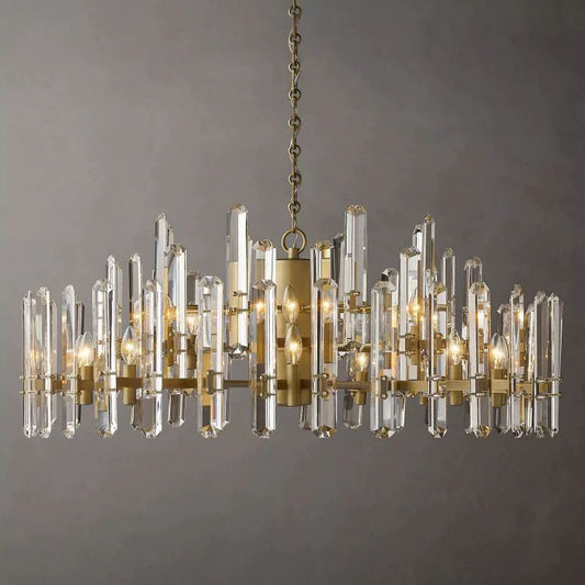 Bonnington Prism Round Dining Room Chandelier 48"