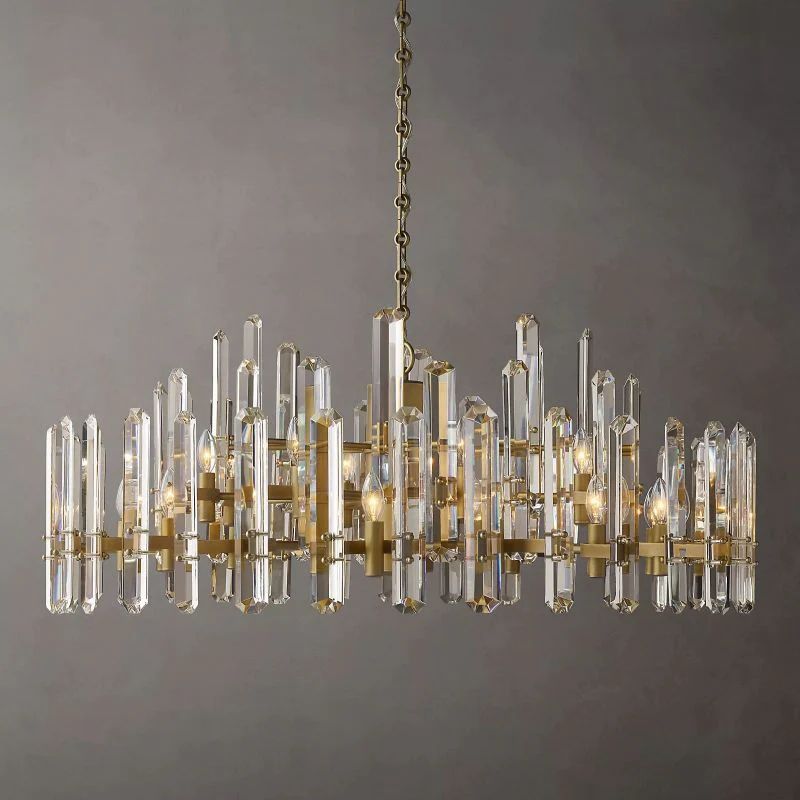Bonnington Prism Round Dining Room Chandelier 48"
