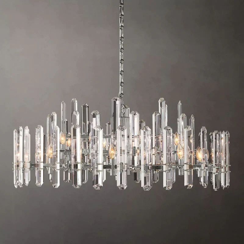 Bonnington Prism Round Dining Room Chandelier 48"