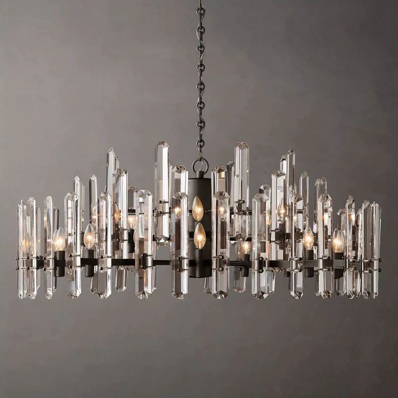 Bonnington Prism Round Dining Room Chandelier 48"