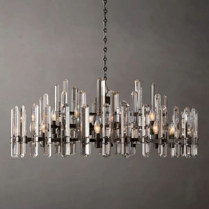 Bonnington Prism Round Dining Room Chandelier 48"