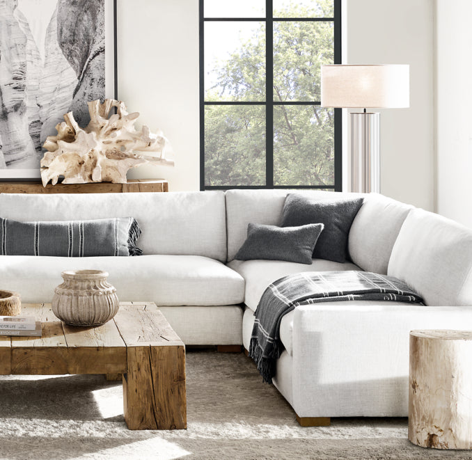 Reclaimed English Beam Square Coffee Table