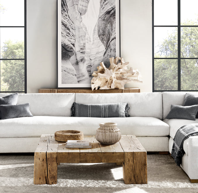 Reclaimed English Beam Coffee Table