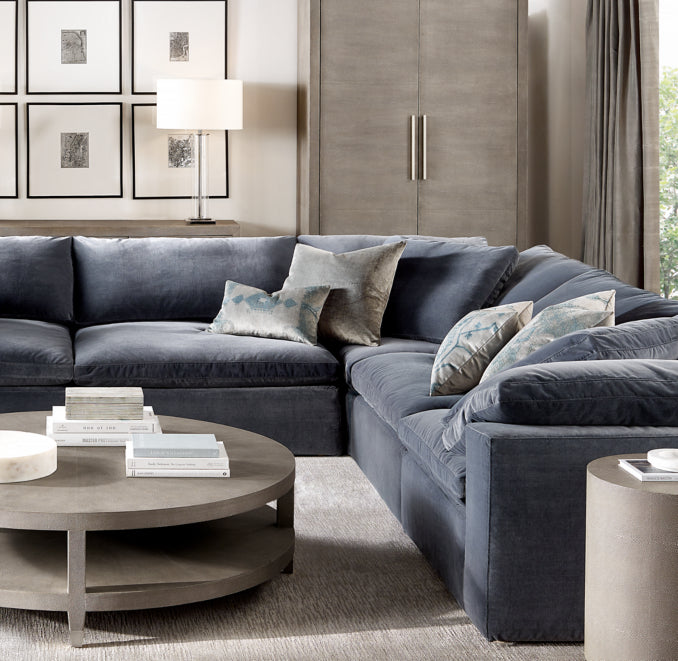 Cloud Modular Track Arm 3-Piece Sofa