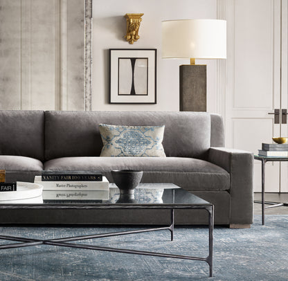 Thaddeus Glass Square Coffee Table