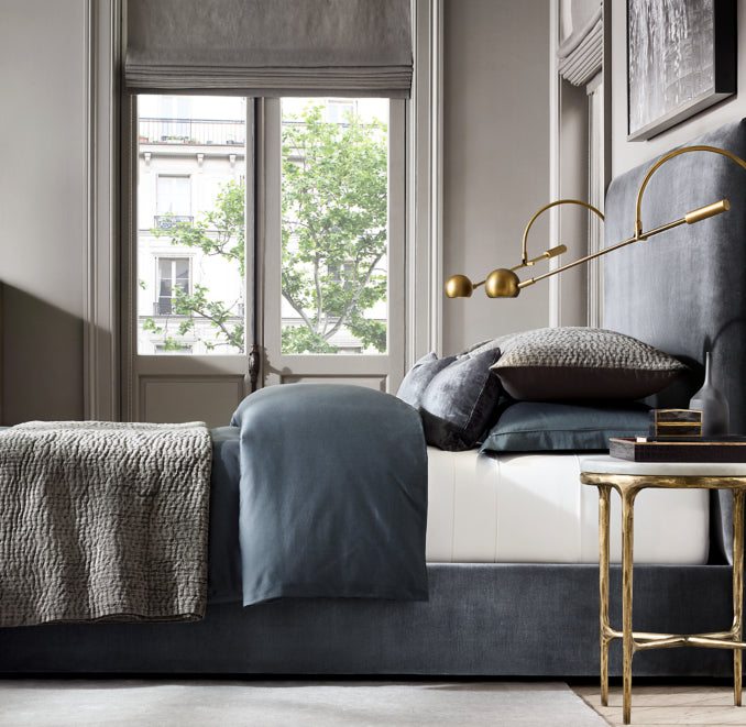 Thaddeus Marble Round Bedside Table