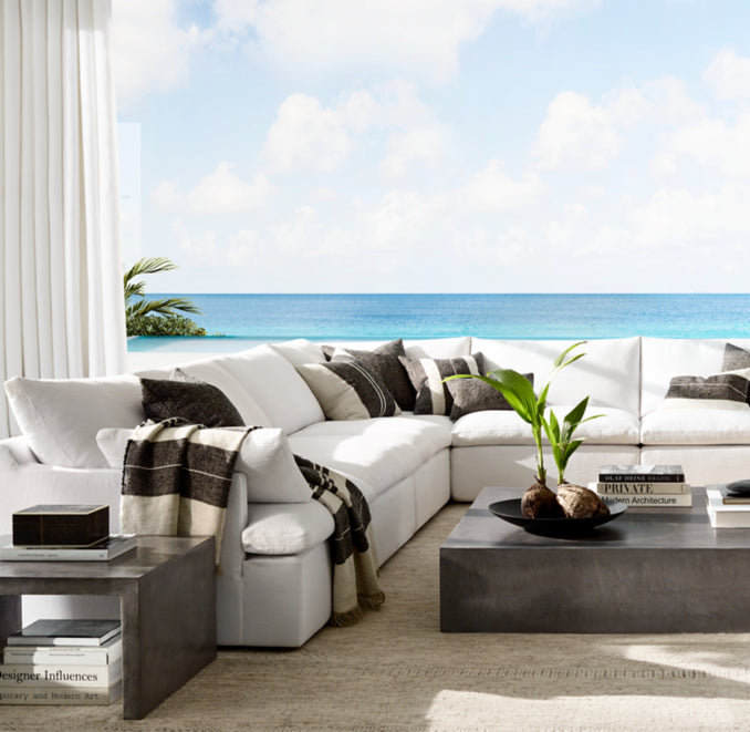 Cloud Modular Track Arm 3-Piece Sofa