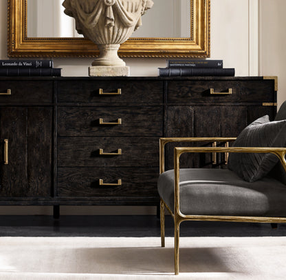 Thaddeus Track Arm Chair