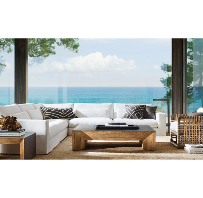Lugano Slipcovered Modular 3-Piece Sofa
