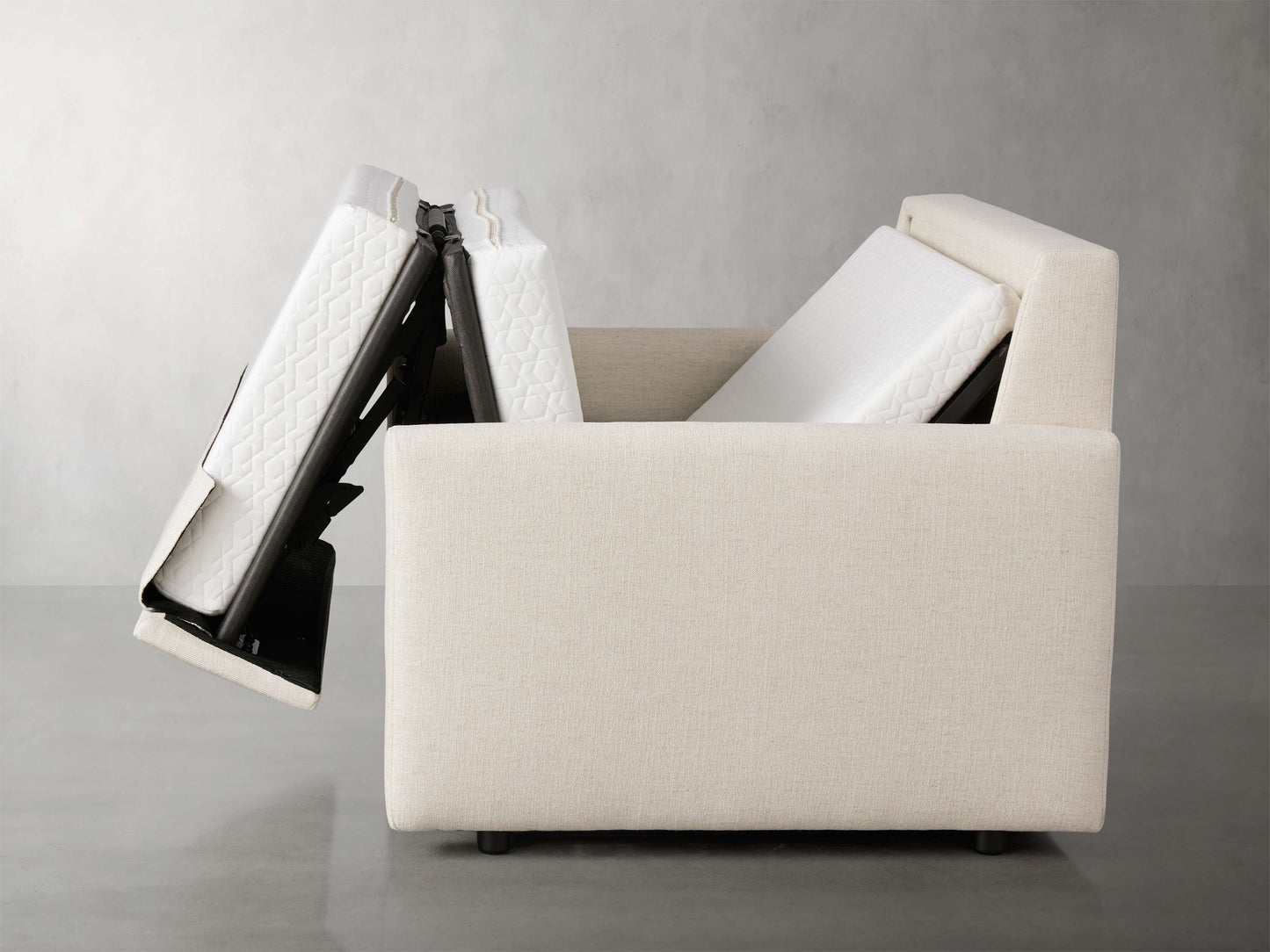 Kipton Slim Arm Luxury Twin Sleeper Chair