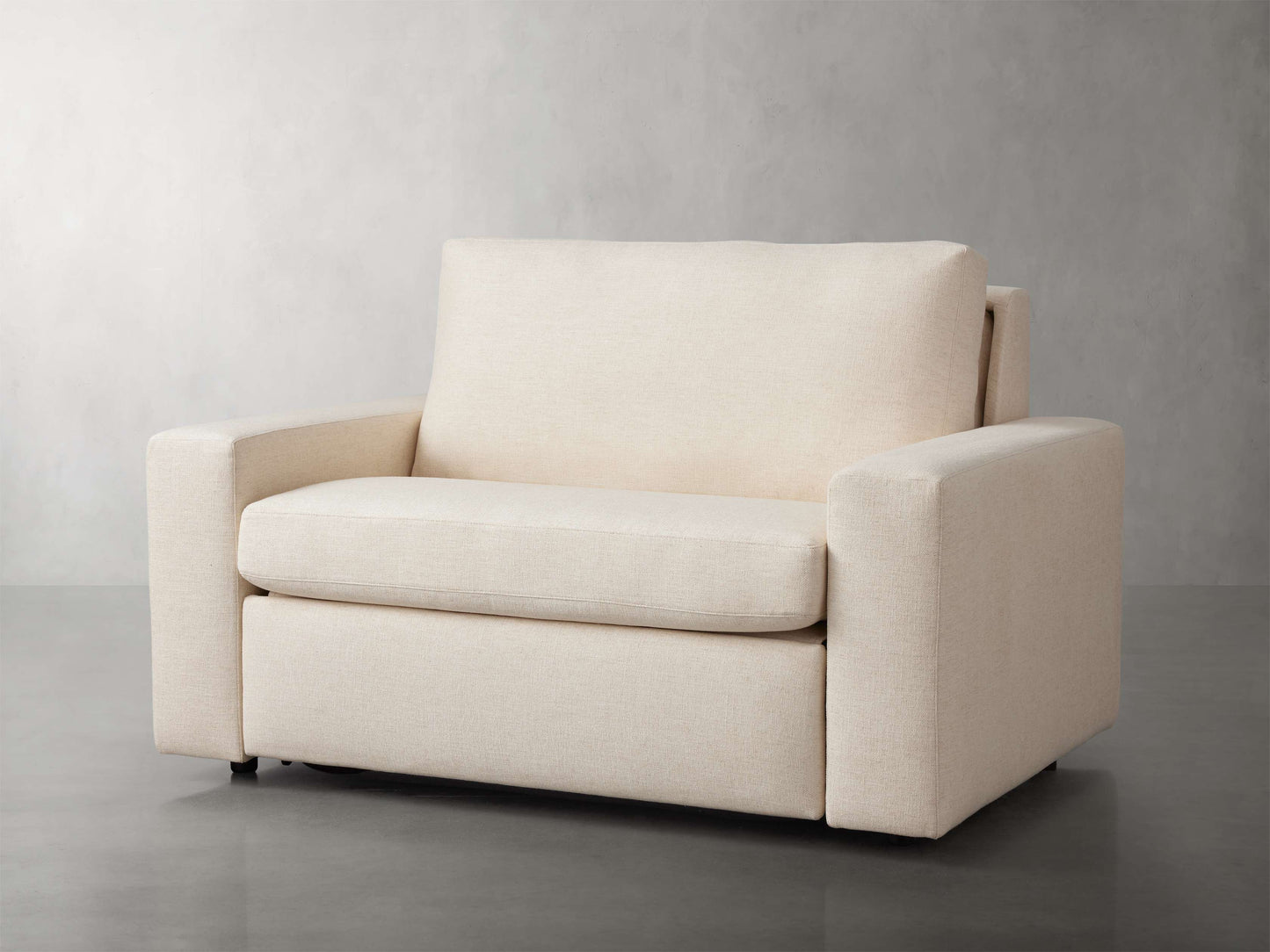 Kipton Wide Arm Luxury Twin Sleeper Chair