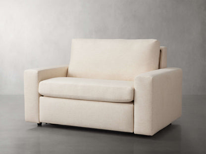 Kipton Wide Arm Luxury Twin Sleeper Chair