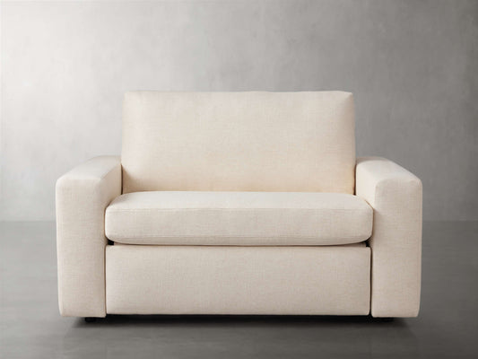 Kipton Wide Arm Luxury Twin Sleeper Chair