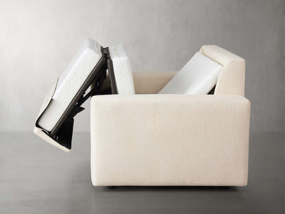 Kipton Wide Arm Luxury Twin Sleeper Chair