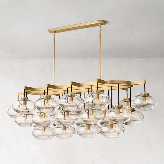 Cabrette Linear Chandelier 72" For Living Room