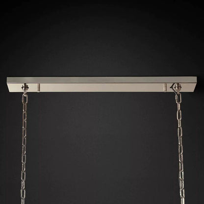 Cascade Rectangular Chandelier 54" For Living Room
