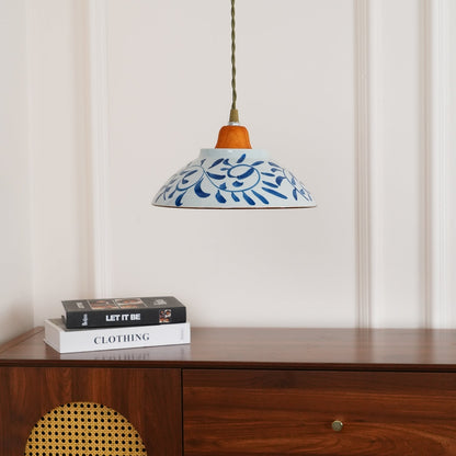 Ceramic Pendant Lamp 9.4 Inch
