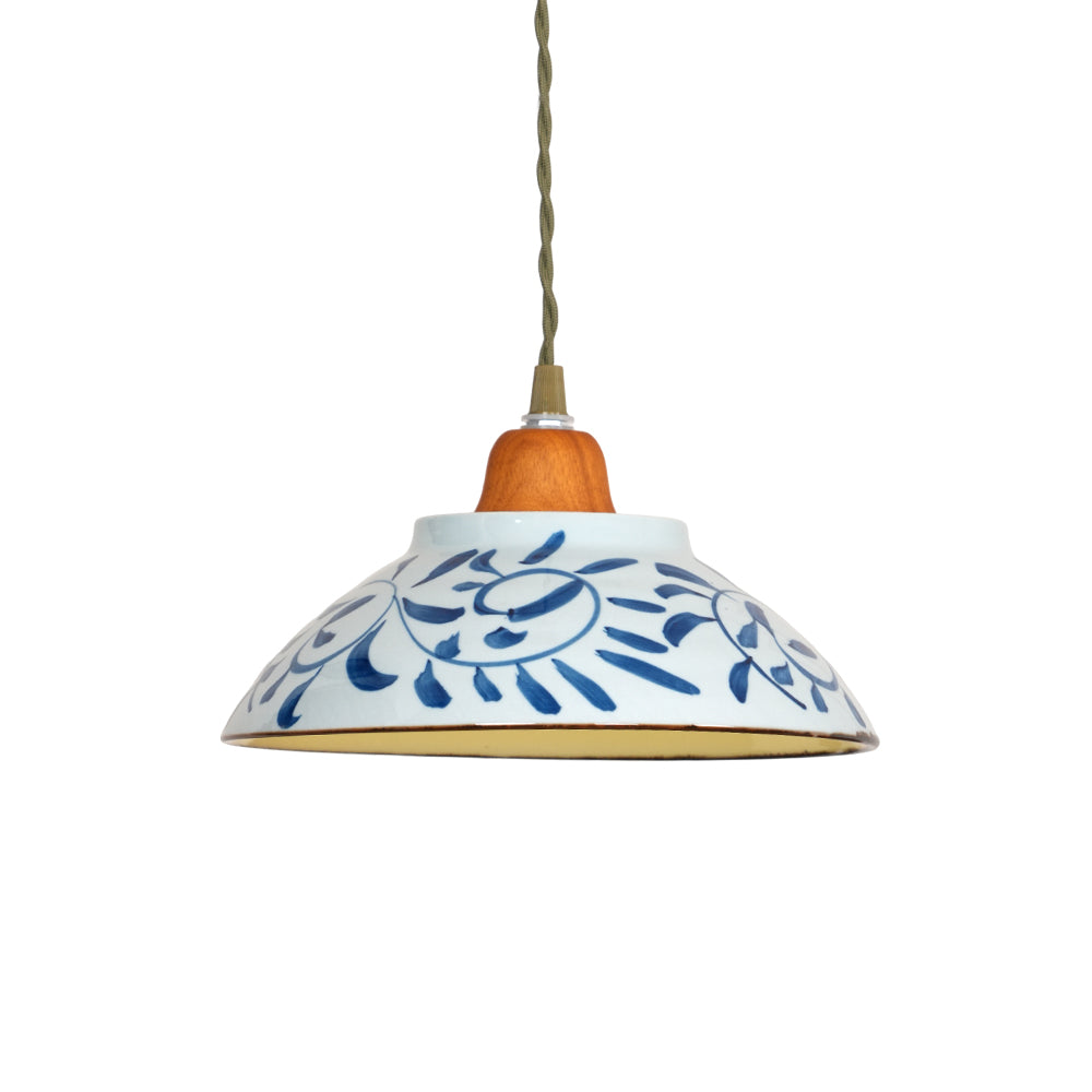Ceramic Pendant Lamp 9.4 Inch