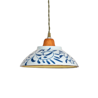 Ceramic Pendant Lamp 9.4 Inch