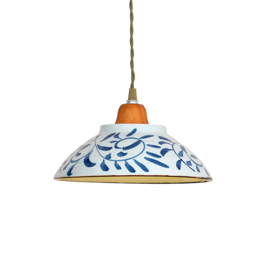 Ceramic Pendant Lamp 9.4 Inch
