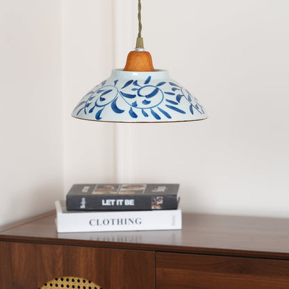 Ceramic Pendant Lamp 9.4 Inch