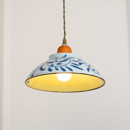 Ceramic Pendant Lamp 9.4 Inch