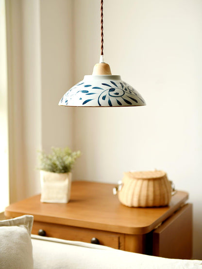 Ceramic Pendant Lamp 9.4 Inch