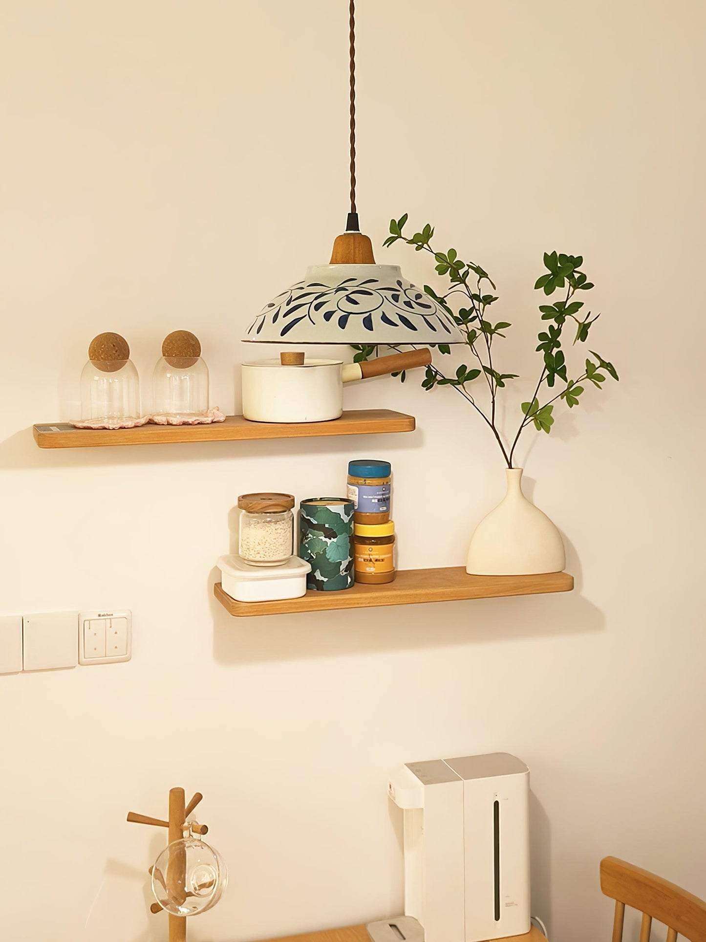 Ceramic Pendant Lamp 9.4 Inch