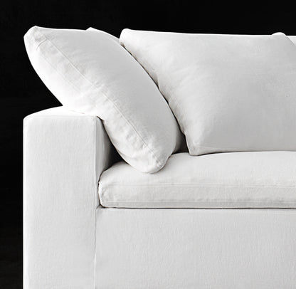 Cloud Track Arm Leather Chair