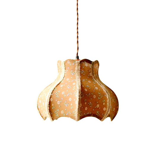 Linen Shade Pendant Lamp 11.8 Inch