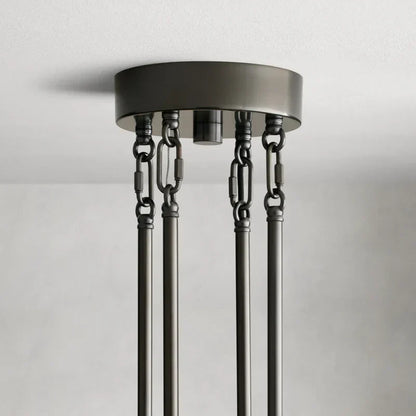 Delsie Round Glass Chandelier