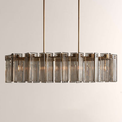 Delsie Oval Glass Chandelier 51''63''72''