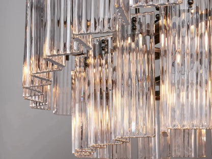 Delsie Oval Glass Chandelier 51''63''72''
