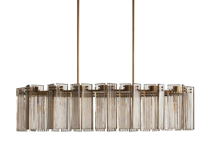 Delsie Oval Glass Chandelier 51''63''72''