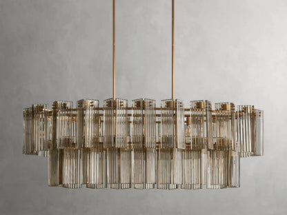 Delsie Oval Glass Chandelier 51''63''72''