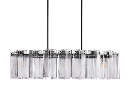 Delsie Oval Glass Chandelier 51''63''72''