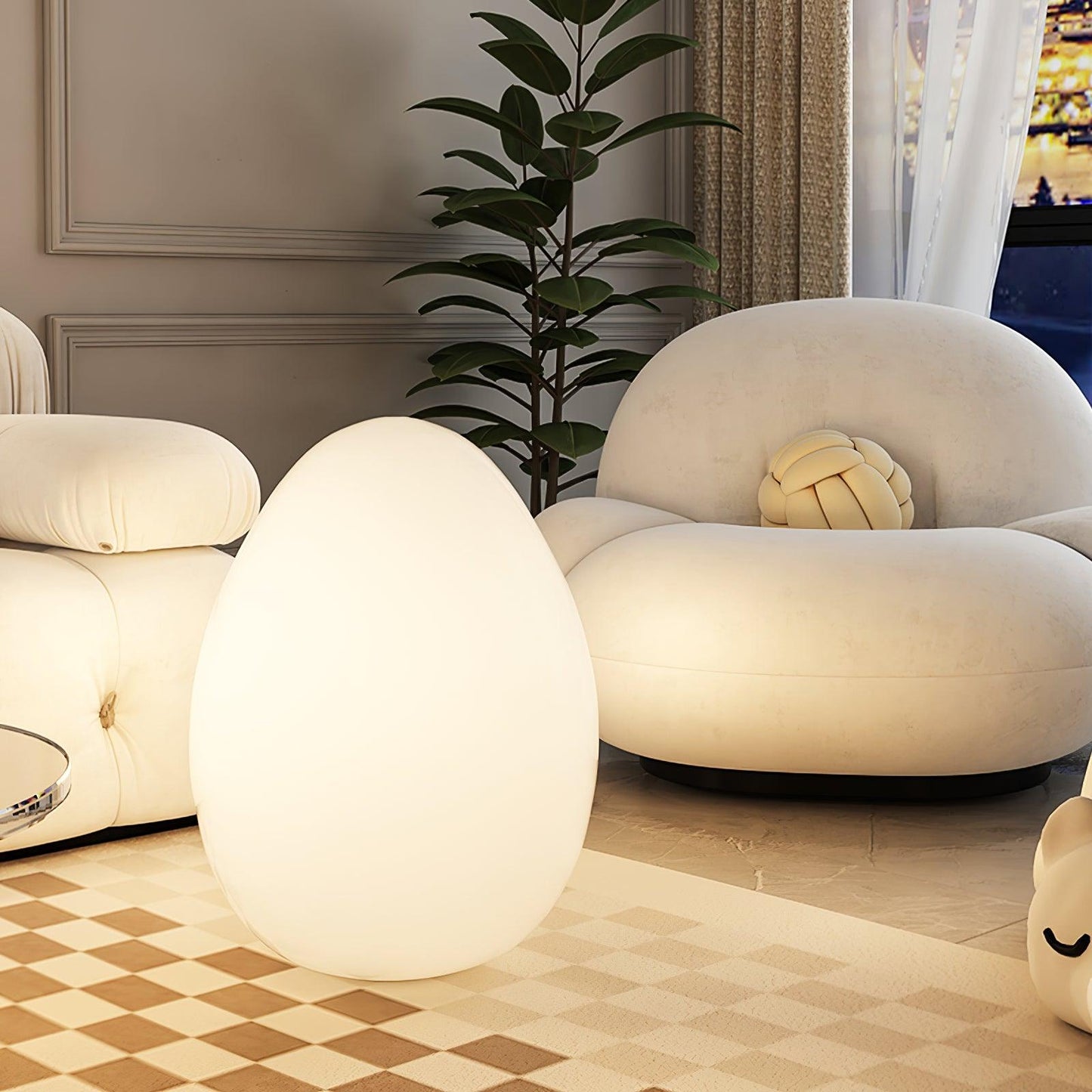 Modern Egg Table Lamp