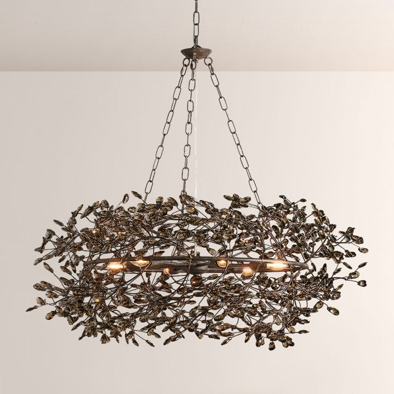 Fiore Crown Crystal Chandelier