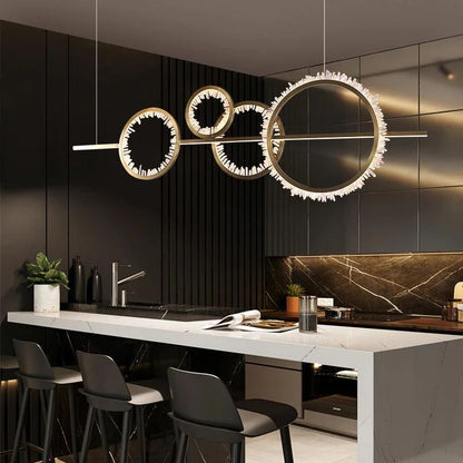 Besy Rock Crystal Gear Chandelier