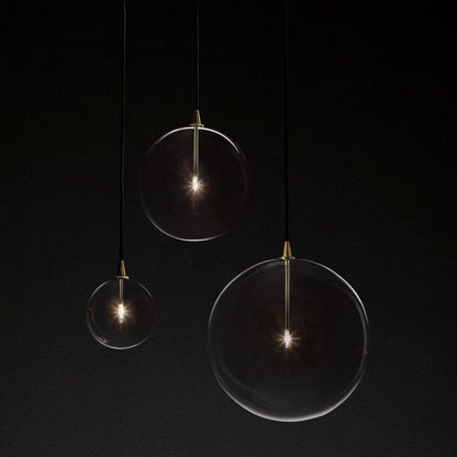 Glass Globe Mobile Island Pendant