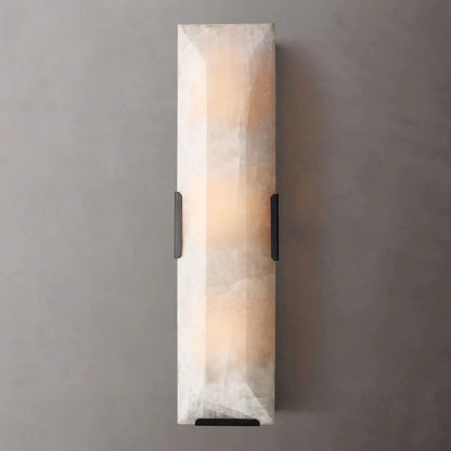 Harlou Alabaster Linear Bedroom Sconce