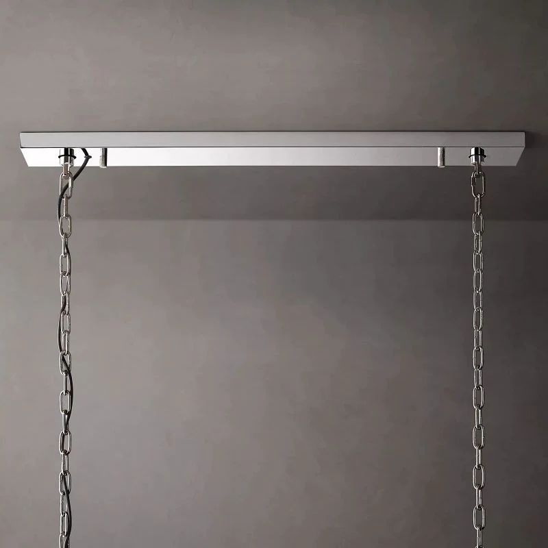 Harlou Alabaster Rectangular Dining Room Chandelier 54"