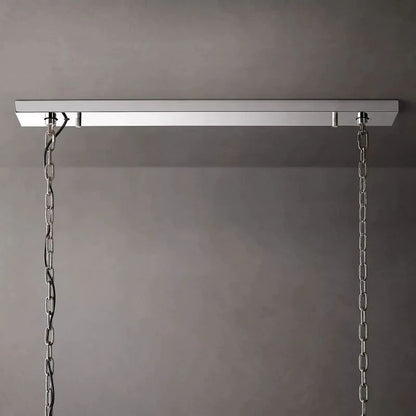 Harlou Alabaster Rectangular Dining Room Chandelier 54"