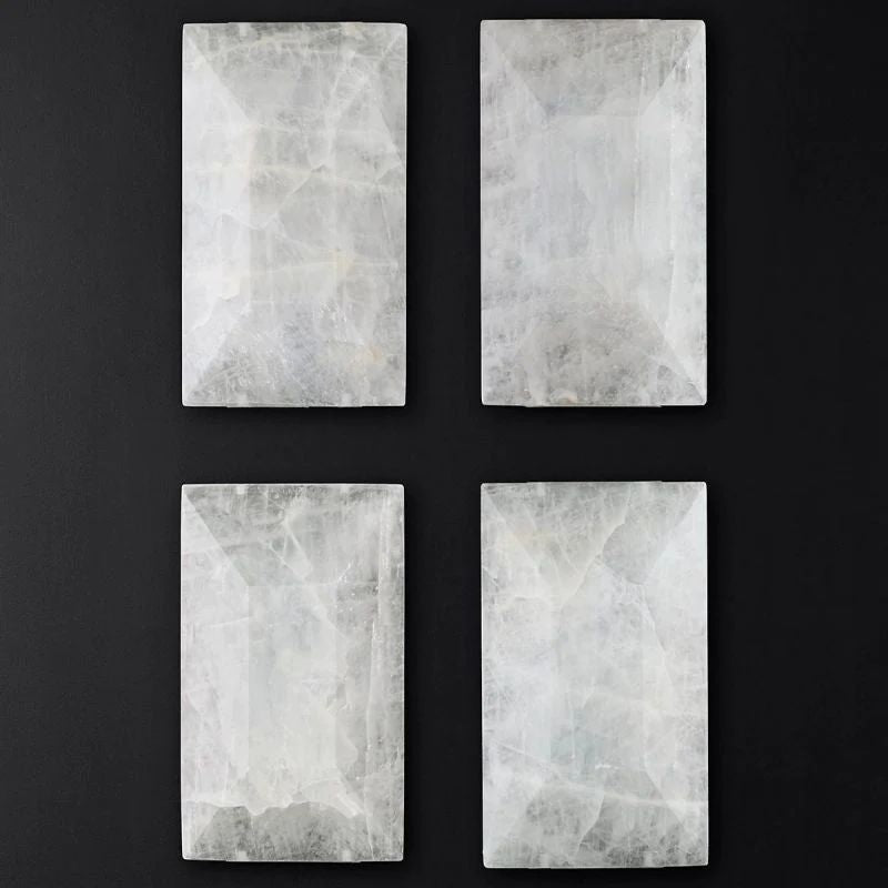 Harlou Alabaster Triple Bedroom Sconce