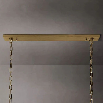 Harlou Crystal Rectangular Dining Room Chandelier 62"