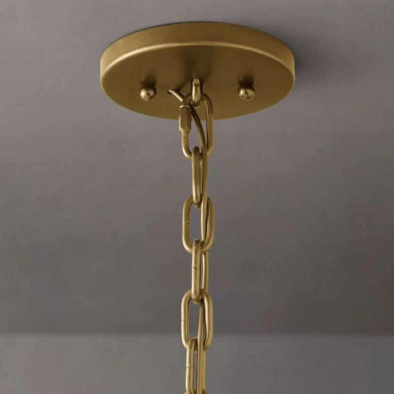Harlou Crystal Round Living Room Chandelier 43"