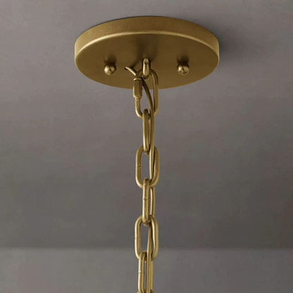 Harlou Crystal Round Living Room Chandelier 43"