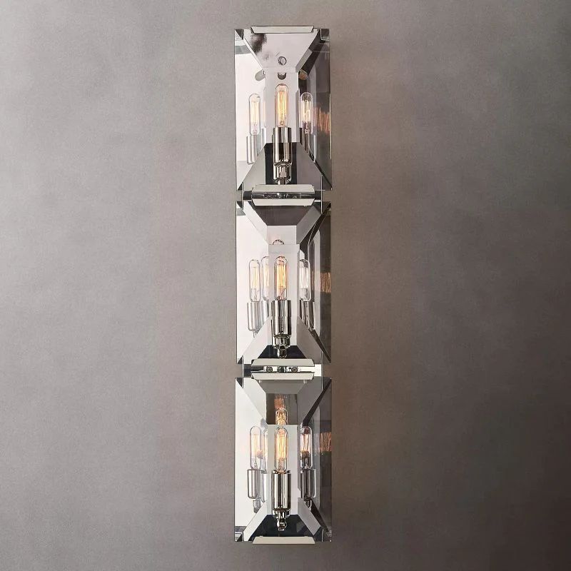 Harlou Crystal Triple Bedroom Wall Sconce